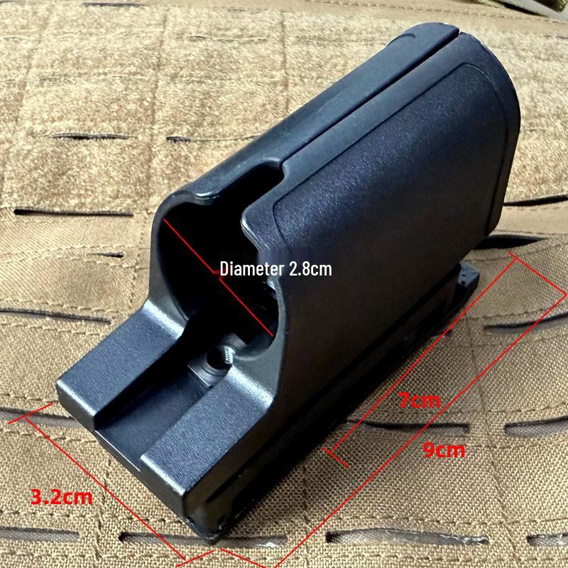 360° Rotating Quick-Draw Lightweight Tactical Flashlight Holster - Universal Fit