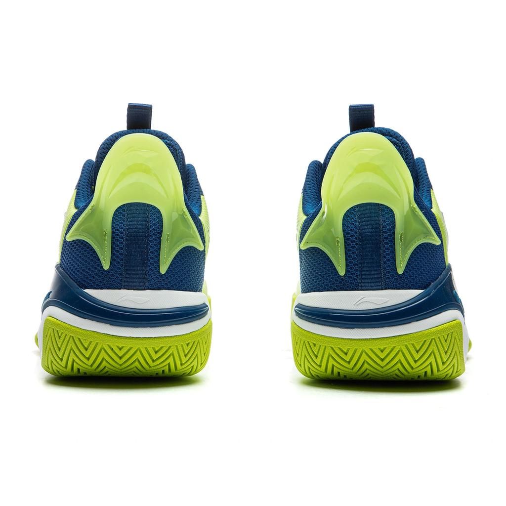 Li Ning Kids Wind Shadow 2.0 Basketball Shoes Simple Fashion Versatile Classic Kids basketball shoes Acid-Lime Prussian-Blue YKBU072-27