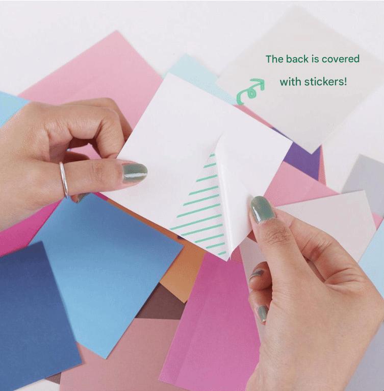 Pastel Color Sticker Packs 50Sheets*3Packs Taku(Decorate Your Diary)