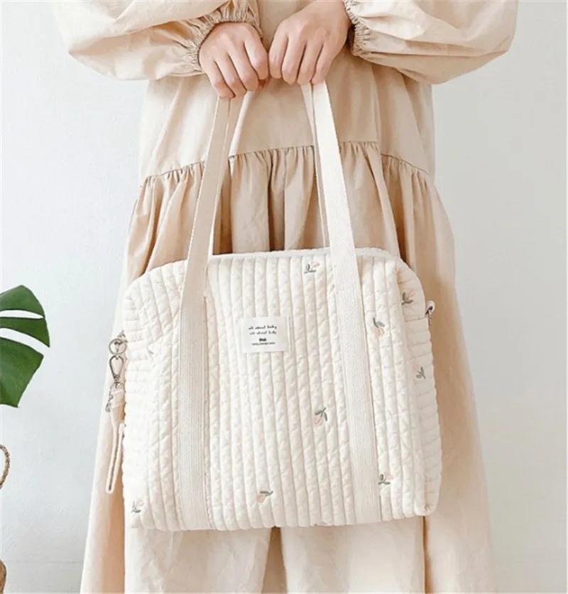 Große Mommy Bag Schwangerschaft Baby Windel Aufbewahrungstasche Große Kapazität Babyartikel Organizer Damen Reisetasche Multifunktionale Handtasche