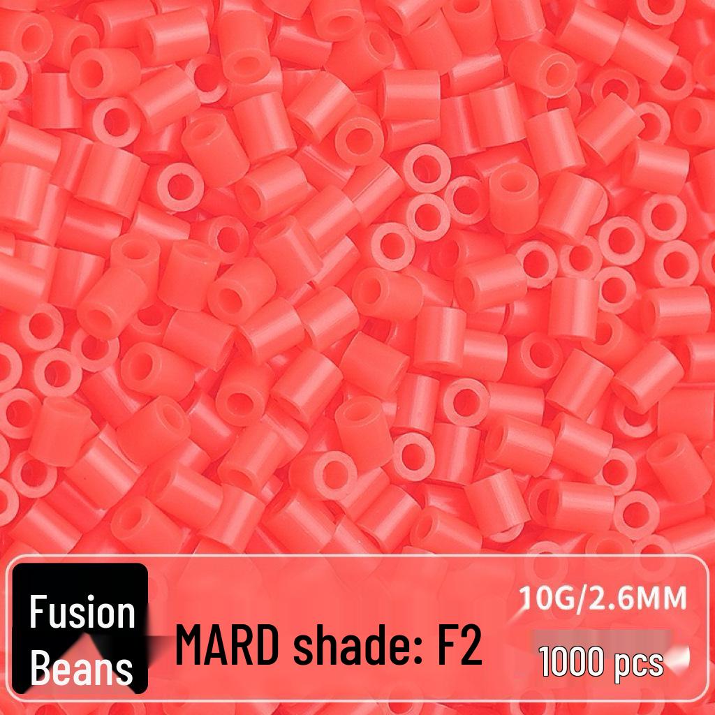 Confezione di Ricarica Perline Termofusibili da 264 Colori - 1000 Perline, 2,6 MM, Materiali per Puzzle 3D Fai da Te