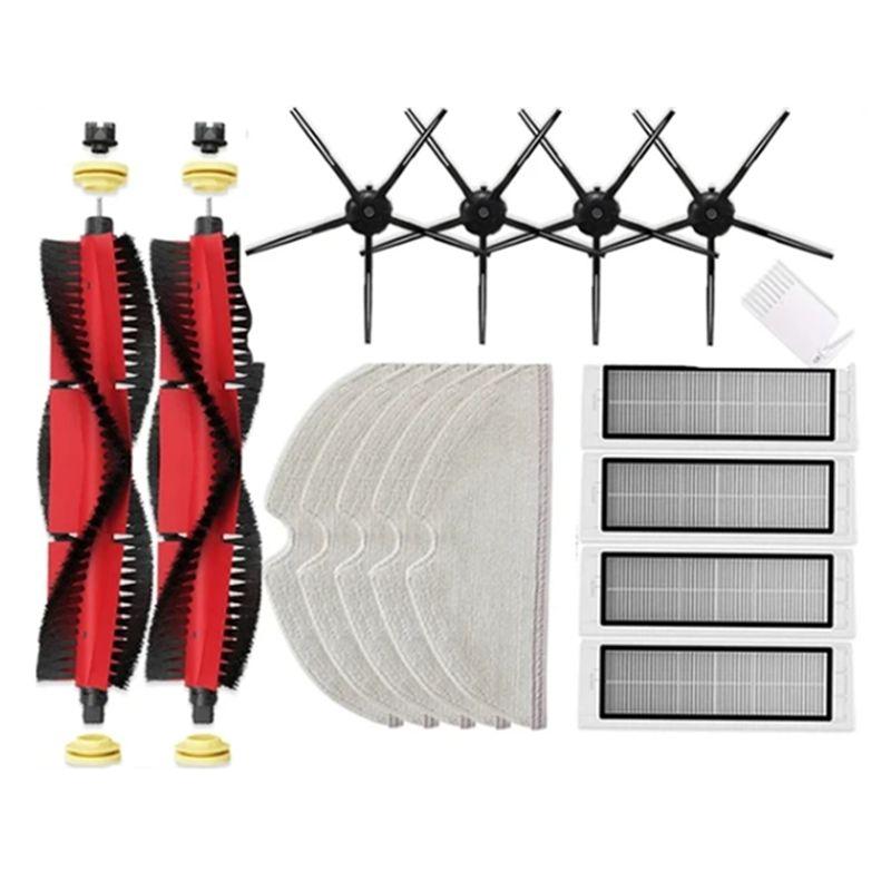 

AEE4-For Roborock S5 S50 S502 S55 S6 S6 Pure E4 For Mi Robot 1S SDJQR01RR Vacuum Cleaner Parts Main Side Brush Mops Filters