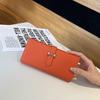 Long Genuine Leather Wallet First Layer Of Cowhide Women Wallets Clutch Bags Branded Style H Hasp Billfold High Capacity Phone Purse Without Logo
