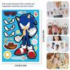 Adorable Sonic The Hedgehog Kids Anime Puzzle Interactive Sticker Diy Craft Set