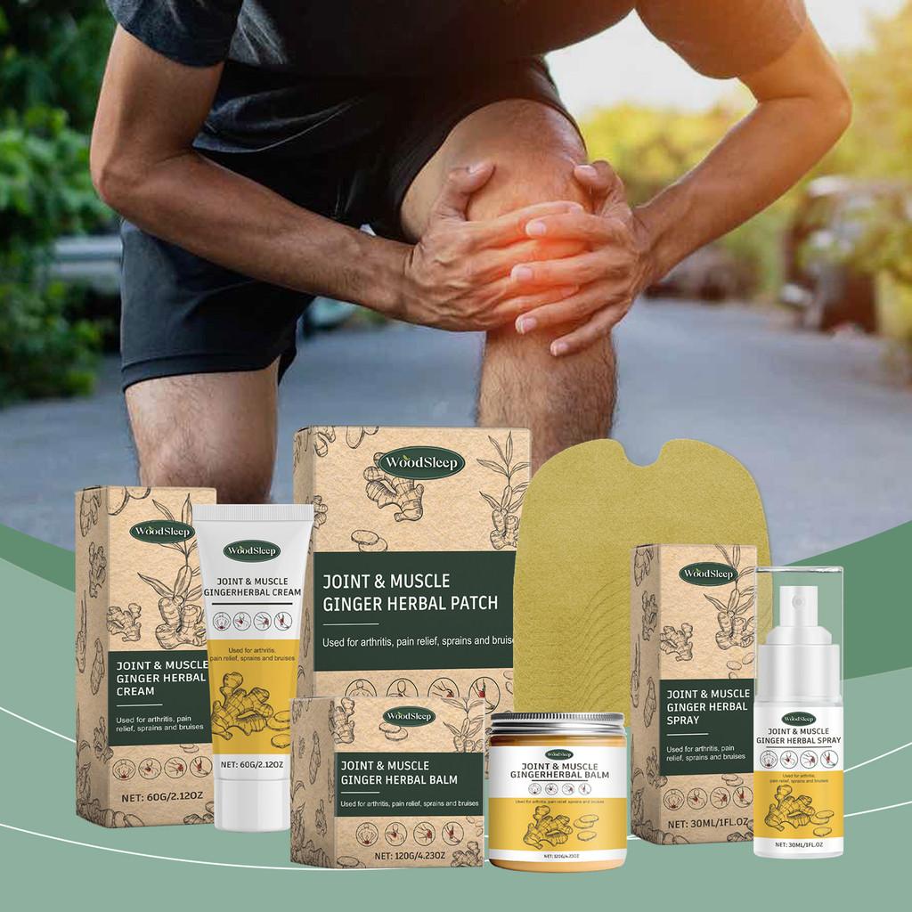Woodsleep Ginger Herbal Series Pain Relief Cream For Muscles And Joints Care