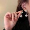 2023 Trendy Elegant Heart Pearl Earrings: Two-Way Wear Versatile Studs