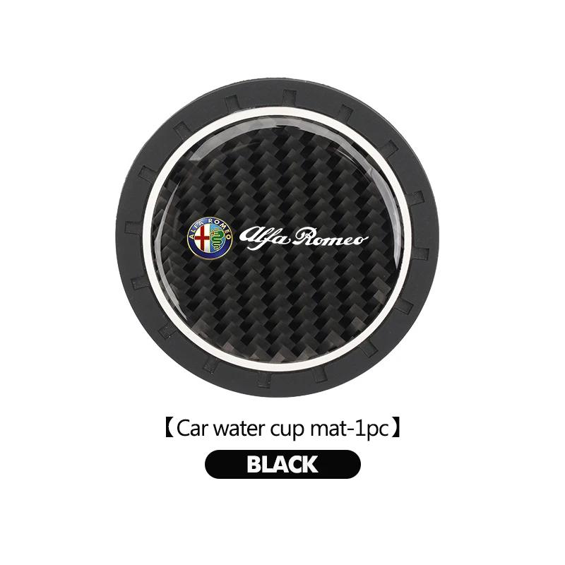 Car Sticker For Alfa Romeo 159 147 Car Water Cup Pad Drink Holder Mat Decoration Accessories For Alfa Romeo Giulia 147 Mito 156 abc012