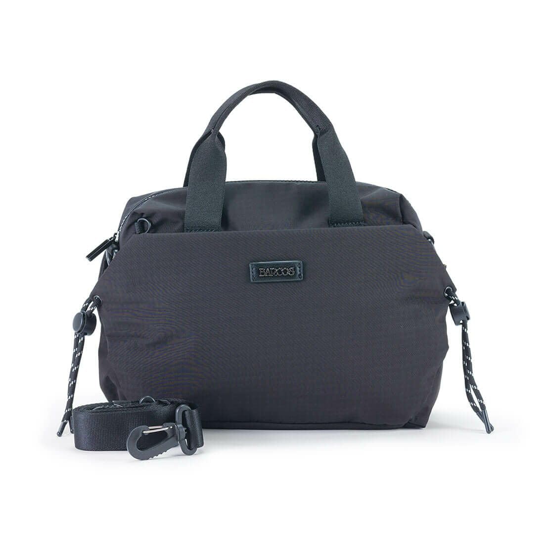 

Barcos Lightweight 2-Way HandbagShoulder Bag, Handheld or Over-the-Shoulder, Men s and Women s, Adjustable Shoulder Strap, Polyester Material, Black