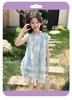 Girls' dress summer 2026 new French style small fly sleeves floral chiffon cake skirt princess skirt