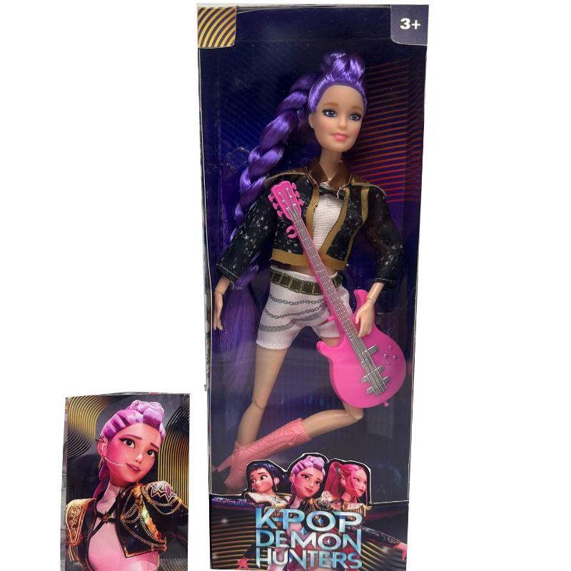 Kpop demonų medžiotojo veiksmo figūrėlė Mimi Mira Zoe graži princesė mergaitė lėlė plastikinė „pasidaryk pats“ žaislo dovana vaikams