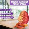 1 zestaw 3D drukowanych figurek jajek węża ruchome stawy figurka skorupki jajka węża zabawka fidget jajko węża z ruchomym wężem wewnątrz dekoracja pulpitu