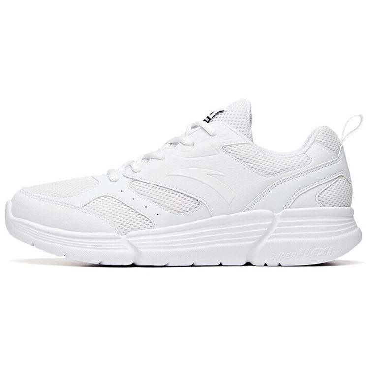 

new Anta Breathable Lightweight Rebound Cushioning Slip-Resistant Abrasion-Resistant Low-Top Running Shoes Men s White 39