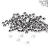 100pcs Silver & Gold Crystal Rivets Metal Material Double Cap Rivets  DIY Leather Craft