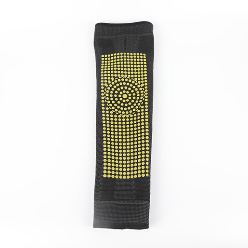 Długie nakolanniki z imitacji aksamitu, antypoślizgowe i kompresyjne, zapewniające ciepłą ochronę całej nogi.