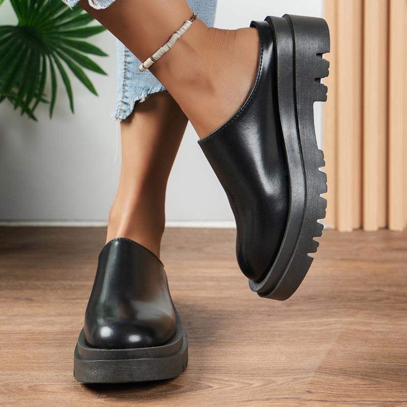 Módní platformové dámské pantofle Módní ležérní podzimní nazouváky Boty 2025 Nové trendy Klasické sandály Elegantní chůze Zapatillas De Mujer