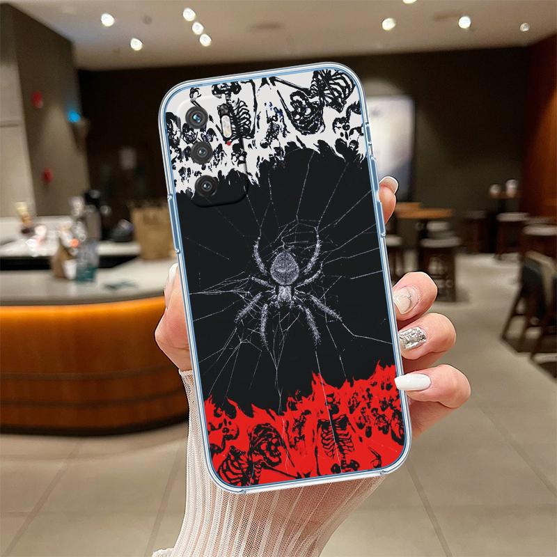 

NH40 Spider Transparent Phone Case for Motorola Moto G7 G8 G9 G84 G85 G73 G24 G15 Z2 Play Power Plus Motorola Moto G85