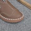 Men's Genuine Leather Slip-On Loafers: Soft-Soled, Non-Slip Driving Shoes for Spring & Autumn.