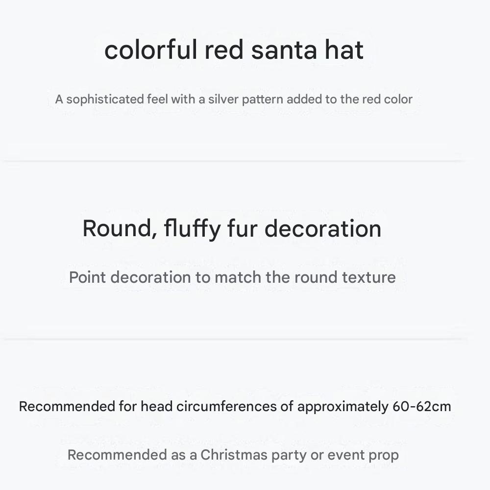 Christmas At Home Bling Bling Santa Hat Red