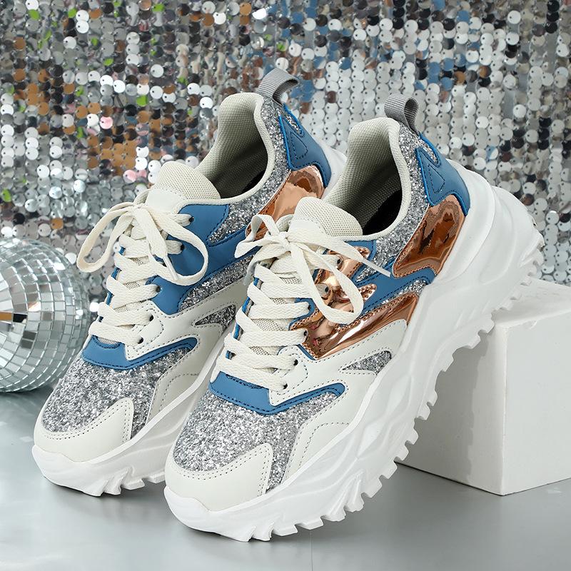 Thick-soled Heightening Dad Shoes Jinjiang Cold Sticky Shoes Casual Sports Shoes Trendy Shoes