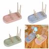 Colorful Baby Feeding Bottle Drain Rack Wheat Straw Feeding Cup Holder  Bottle Accessories
