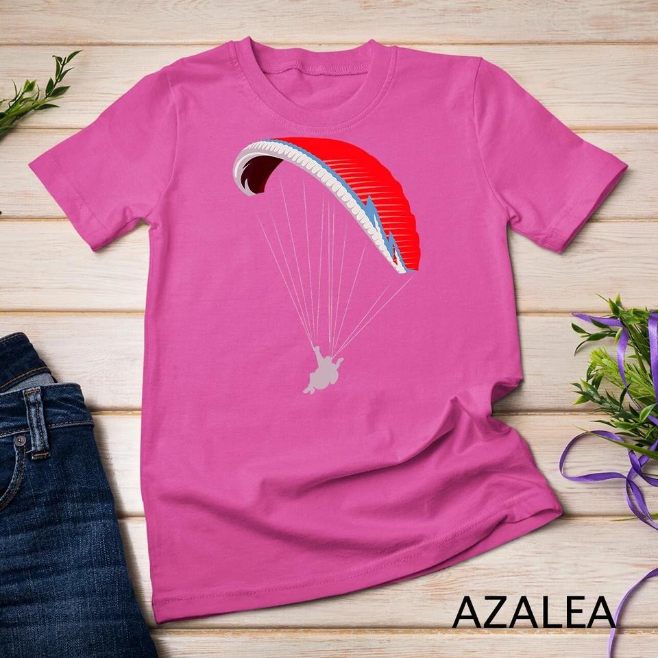 Paragliding Paraglider Paramotor Parachute Skydiving T-Shirt Unisex T-shirt 5 XL