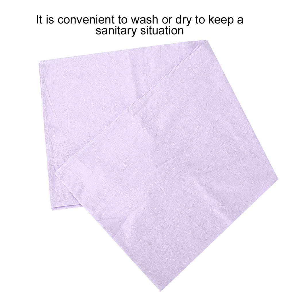 Beauty Salon Massage SPA Couch Cover Soft Cotton Bed Cover With Face Breath Hole Lilac