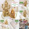 Crystal Rhinestone Necklace Hinduism Ganesha Elephant Head God Powerful Success Wealthy Love Amulet Jewelry Vintage Gifts Protect Health Lucky Rich
