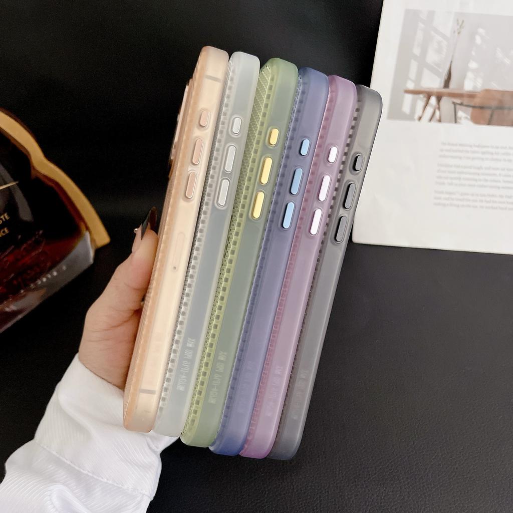 Applicable To Apple 16promax New Heat Dissipation and Breathable Mobile Phone Case iPhone15 Micro-skin-permeable Metal Lens 14