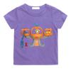 The Octonauts Cartoon Print T-shirts Cartoon for boys/girls Manga Kawaii 100%Cotton Short Sleeve BoysGirls High Quality T Shirt