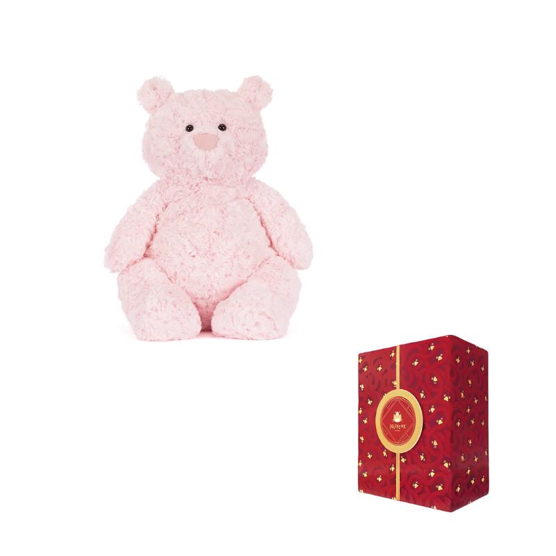 JELLYCAT Barcelona Bear Leola Bear Dolls Plush Doll 22cm/29cm Height In Sitting Posture