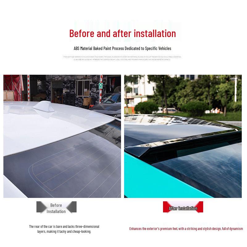 16-20th Gen Civic Airflow Roof and Rear Spoiler Deflector