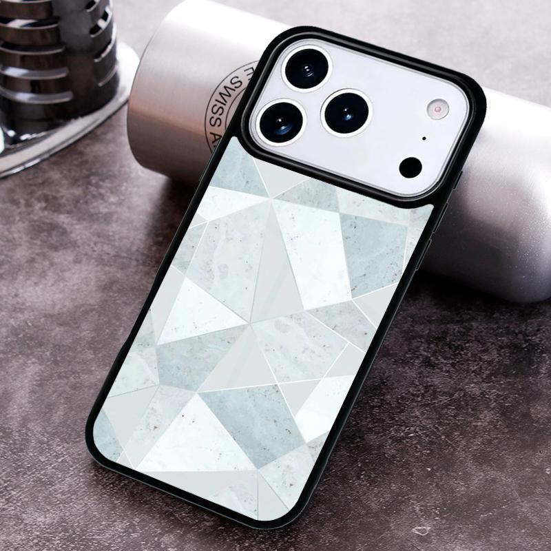 Marmor Geometrisches Handyhülle für iPhone 17 16 15 Pro Max Air 14 13 12 11 Plus Stoßfest Capa Cover