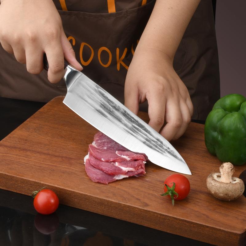 8 Inch Chef Knife 5cr15 Stainless Steel Forged Knife Slice Knife Fish Raw Knife Kitchen Knife