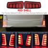 2PCS Reflector for Toyota Vellfire ALPHARD 2016 2017 2018 LED Rear Fog Lamp Bumper Light Auto Brake Light Turn Signal