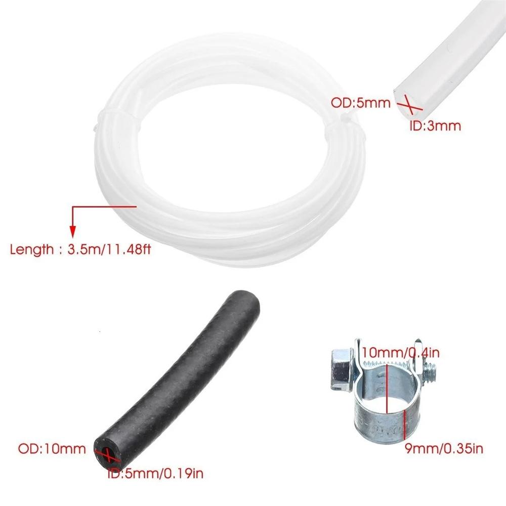 Car Air Parking Heater Tube Replacement Fuel Pipe Line Hose Clip Oil Fuel Filter Kit