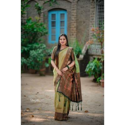 This Beautiful Saree Is Elegantly Decorated with Gorgeous Solid Jacquard Weave That Gives a Perfect Look To the Outfit.