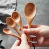 4Pcs Wooden Measuring Spoon Set Kitchen Measuring Spoon for Cooking Spice Sugar Spoon Coffee Scoop Kitchen Tools Accessories