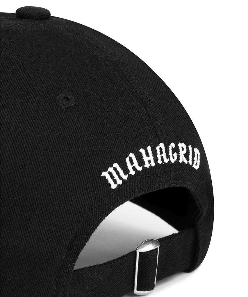 MAHAGRID Ink Logo Ball Cap Black(Mg2Ffmab21A)