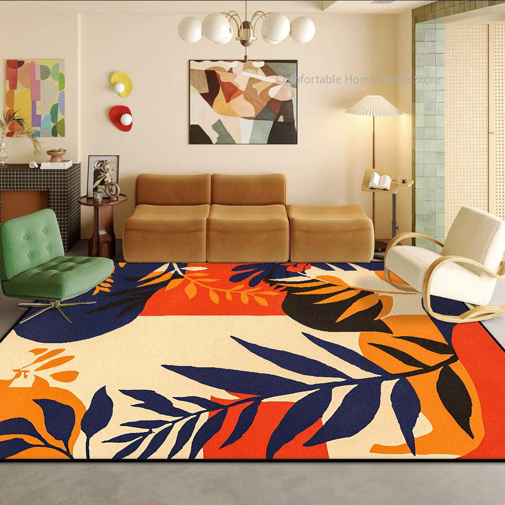 Nowoczesny Abstrakcyjny Styl Dywan Dekoracyjny do Salonu Duży Rozmiar Miękki Artystyczny Dywan do Dekoracji Sypialni Łatwe Czyszczenie Mata pod Stolik Kawowy