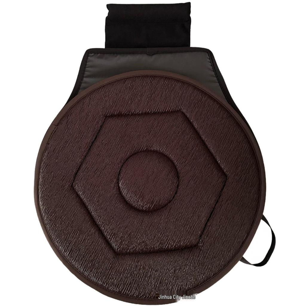 Rhombus Rotating Car Seat Cushion for Elderly and Pregnant Women - Universal Double Ring Design for All Seasons