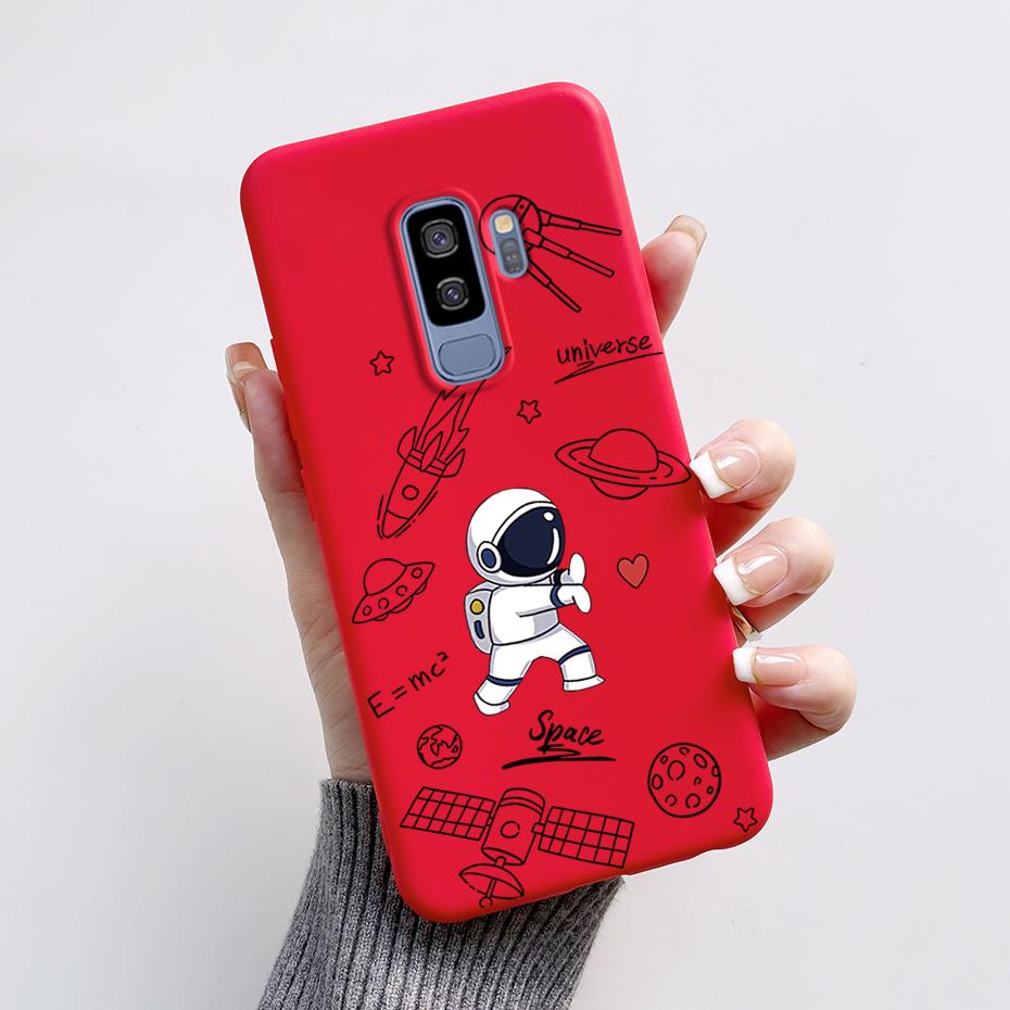 Silicone Back Cover for Coque Samsung Galaxy S9 Plus Cute Rabbit Panda Protective Soft Phone Case SamsungS9 S9Plus Funda Capas