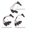 Car Splitter Cable with Switches 240W Power Output for 12V-24V Car Fan Etc