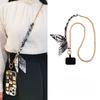 Cross Scarf Chain Lanyard Cross-body Lanyard Metal Chain Clip Mobile Phone Case Universal Lanyard Mobile Phone Phone Pendant