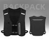 Wasserdichte Lauf-Trinkweste Tasche 2L Wasser Brusttasche Reflektierende Laufweste Tasche Radfahren