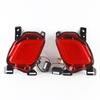1 Pair reflector LED Rear Bumper Light Fog Lamp Brake Light Turn Signal For Toyota Highlander 2015 2016 2017 2018
