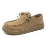 Herren Barfußschuhe mit breiter Zehenbox Klassische Retro-Freizeitschuhe Leichte Outdoor-Sportschuhe zum Gehen Khaki Dicksohlige Arbeits