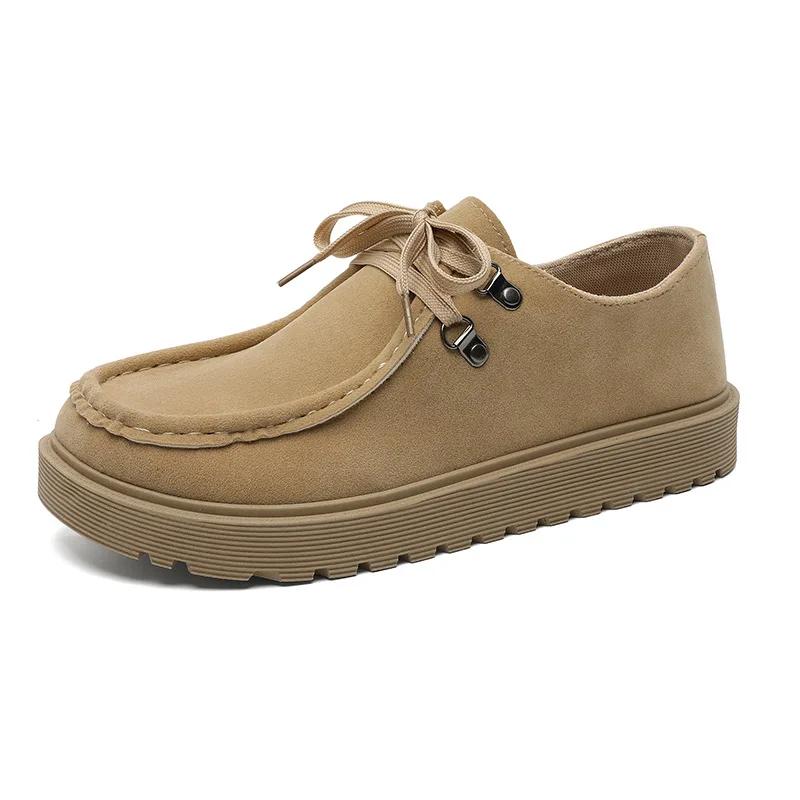 Herren Barfußschuhe mit breiter Zehenbox Klassische Retro-Freizeitschuhe Leichte Outdoor-Sportschuhe zum Gehen Khaki Dicksohlige Arbeits