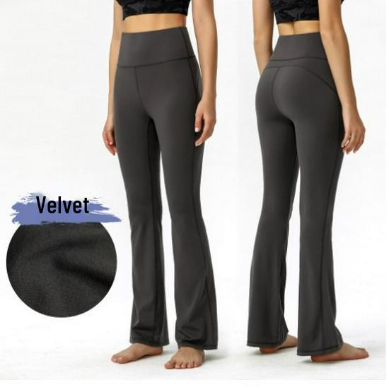 

Autumn/Winter SWIFT SPEED High-Waisted Micro-Flare Fleece-Lined Yoga Pants XL
