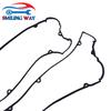 Left + Right Engine Valve Cover Gasket & Spark plug & Valve Stem Seals For Kia Sedona Sorento Amanti & Hyundai Santa Fe XG350