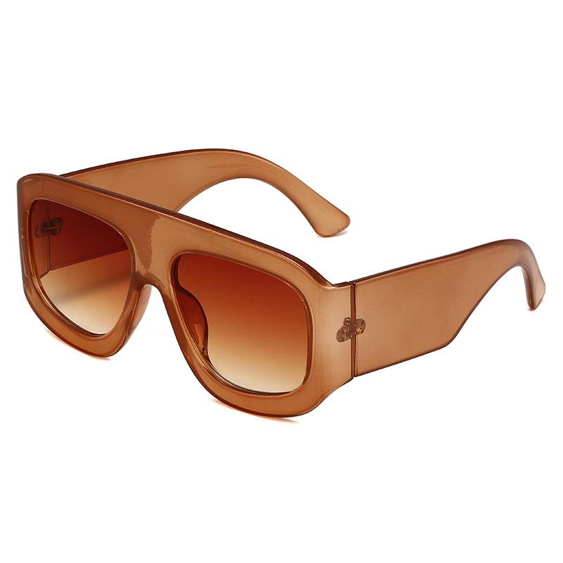 Oversized Square Sunglasses for Women Fashion Simple Luxury Vintage Shades UV400 Outdoor Men Sun Glasses